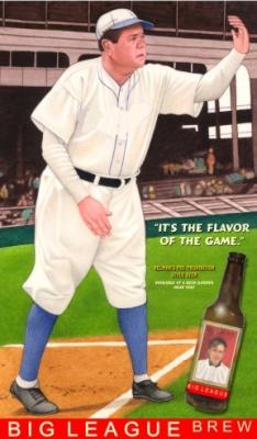 Picture, Helmar Brewing, R319-Helmar Card # 155, Babe RUTH (HOF), Motioning Runner, Brooklyn Dodgers